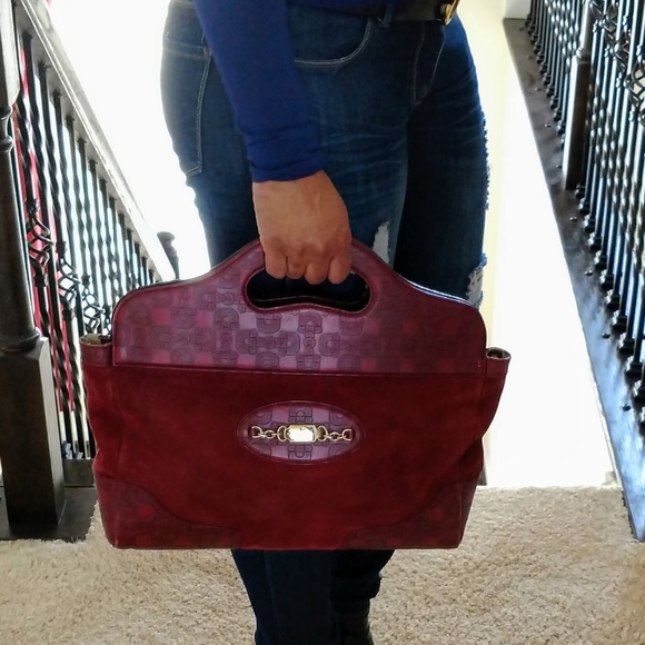 Gucci Handbags - Authentic Suede Gucci Handbag Purse